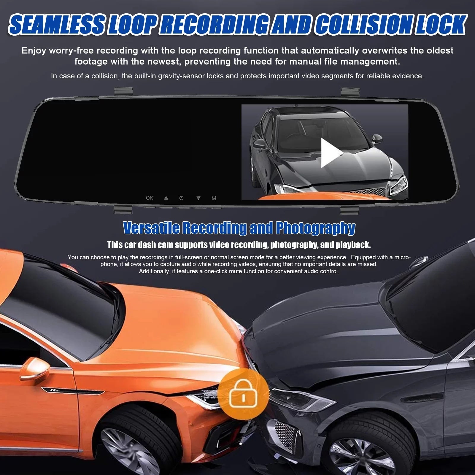 Rear Reverse Radars 4.3 Cam Screen Dazzduo Rear DVR 4.3 Camera,Camera Reverse Dual Inch Camera Radars Rear Reco Dash Dash 1080P Radars 4 Support Dash Dash Dual Rear Screen Inch Inch Camera