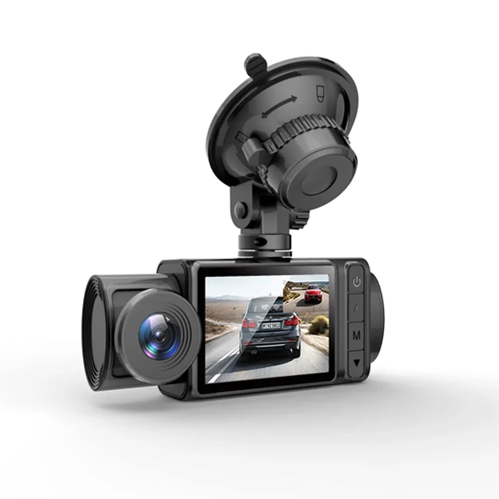 Car Rearview Recording Cam 3 Anself Video Driving Car 2in Car Clear Recorder Cameras Dash Safety Mirror Multi-Language Recorder Auto