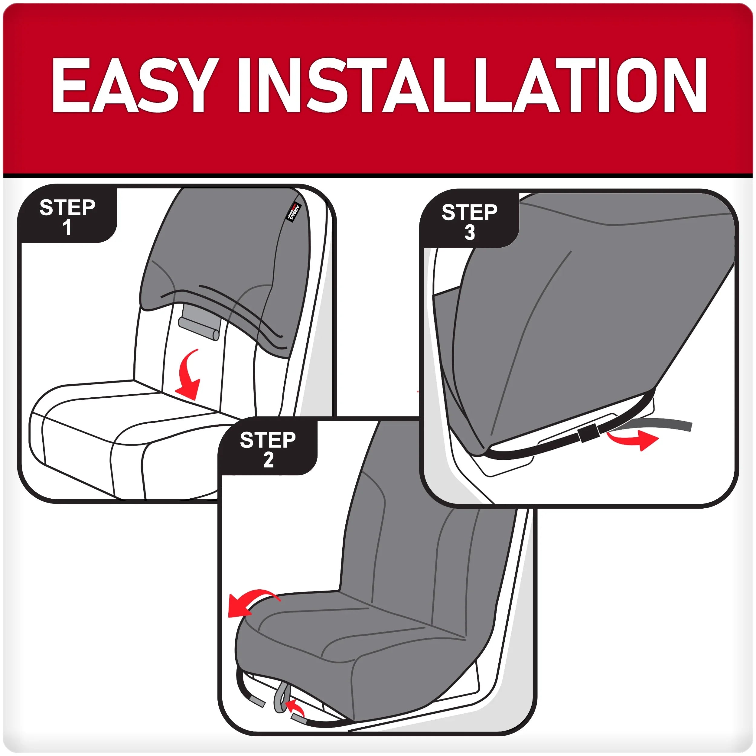 Protect Front Pets, Covers, Black from Car, Dickies Seat 2-Piece Fit Puncture-Resistant SUV Universal Truck,