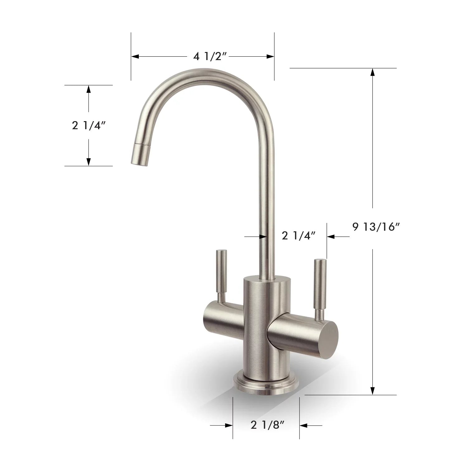 Cold APEC Reverse Instant Water Hot Drinking 2-Handle Westbrook Nickel and in Faucet Osmosis Dispenser Brushed