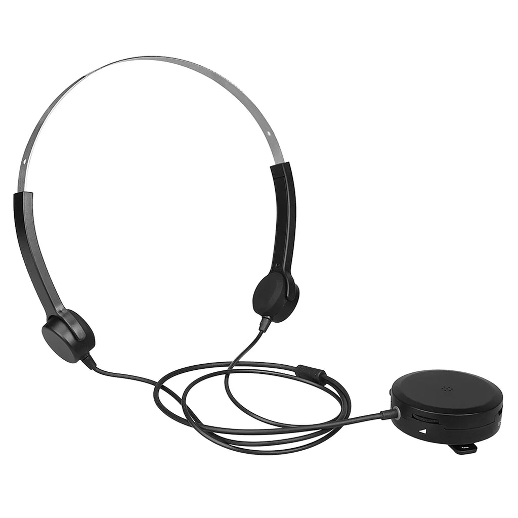 Headphones AUX Wired Conduction Headsets Pick-up IN Black Sound Bone