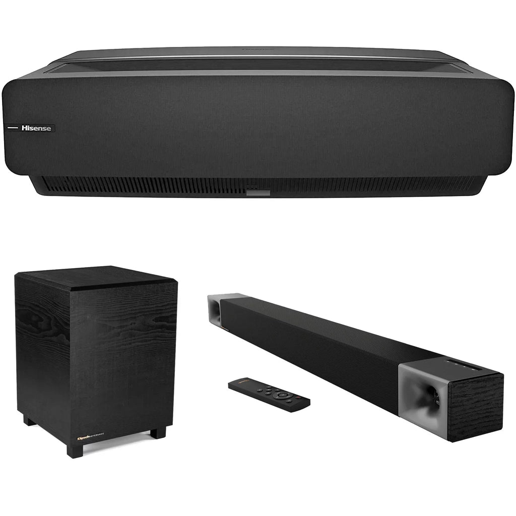 TV 100" L5 UHD System Hisense Laser Cinema 4K 600 Series Bundle with HDR Soundbar