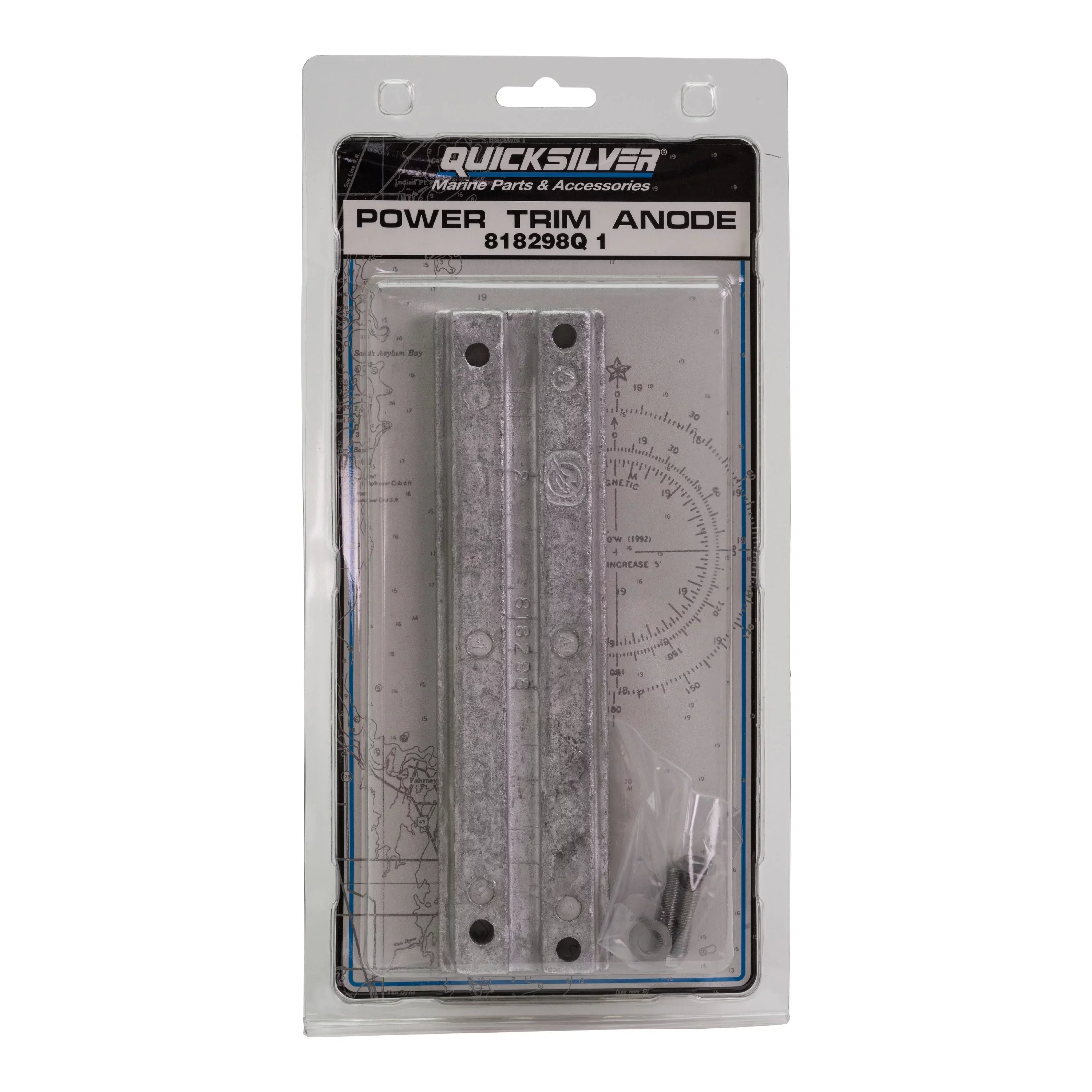 1 818298Q Power Aluminum Trim Quicksilver Anode