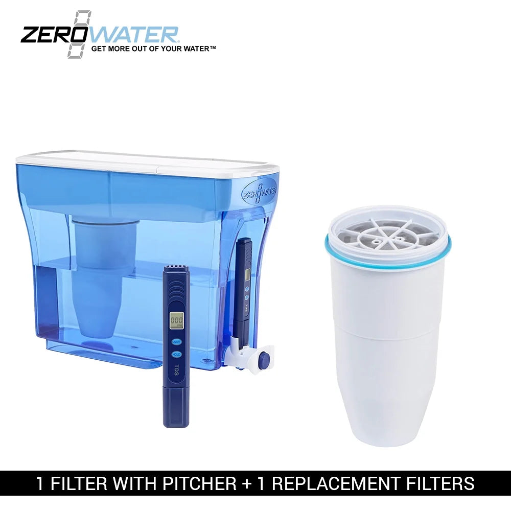 with ZD-018 Meter Cup Water Quality Filter Pitcher ZeroWater Water 23 ZD018,