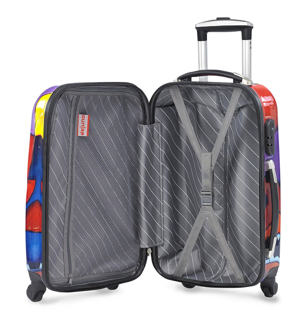Spinner Upright 3-Piece Hardside Jazz Dejuno Luggage Lightweight - Set
