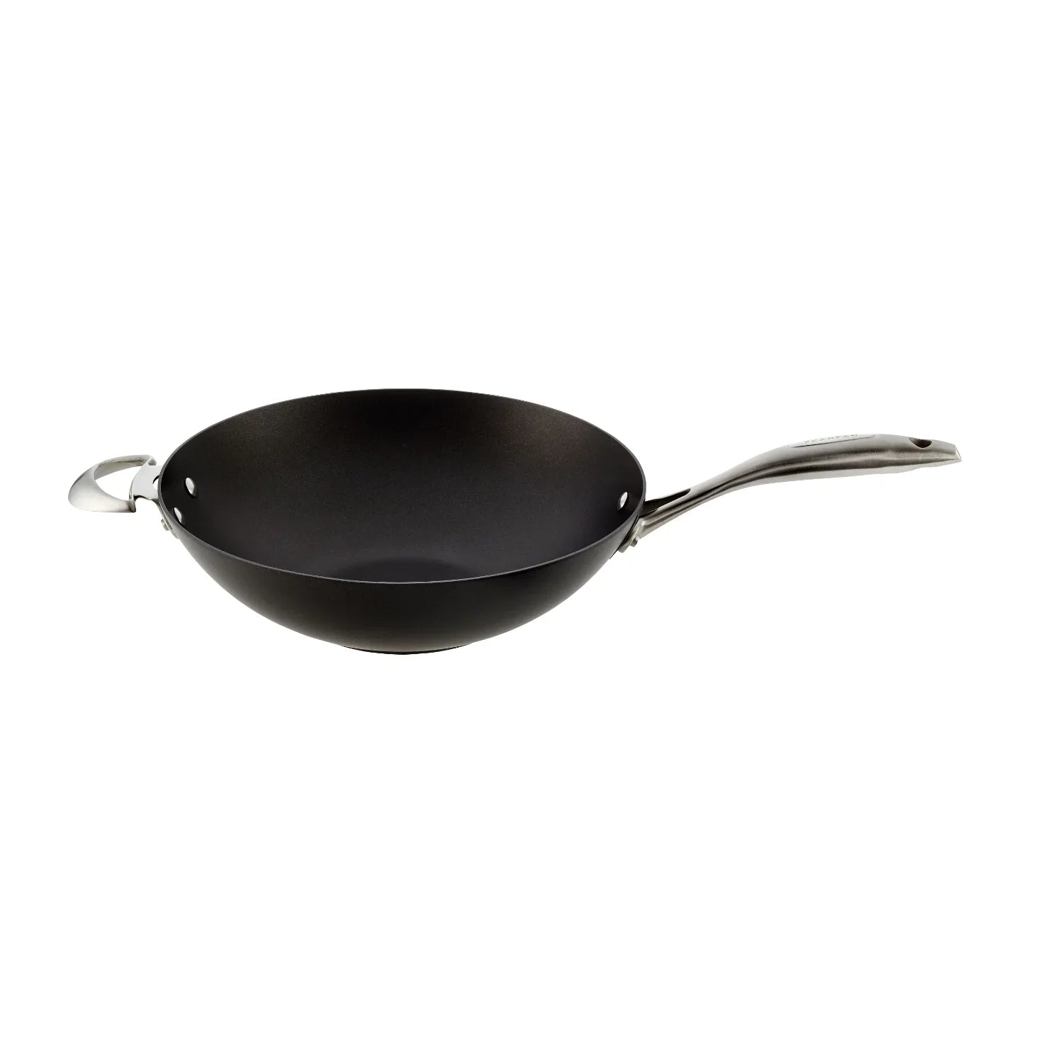 Wok Inch PRO ScanPan 12.5 Black IQ Cast Aluminum