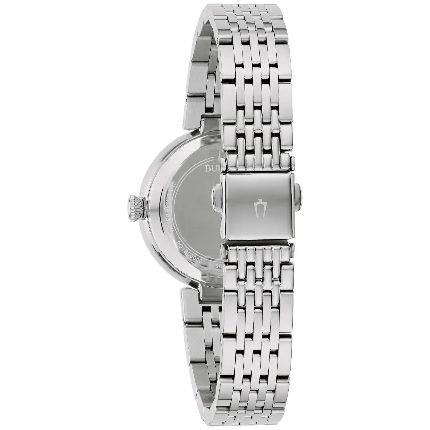 Bulova Accent Stainless Crystal Watch Women's - Steel 96L284
