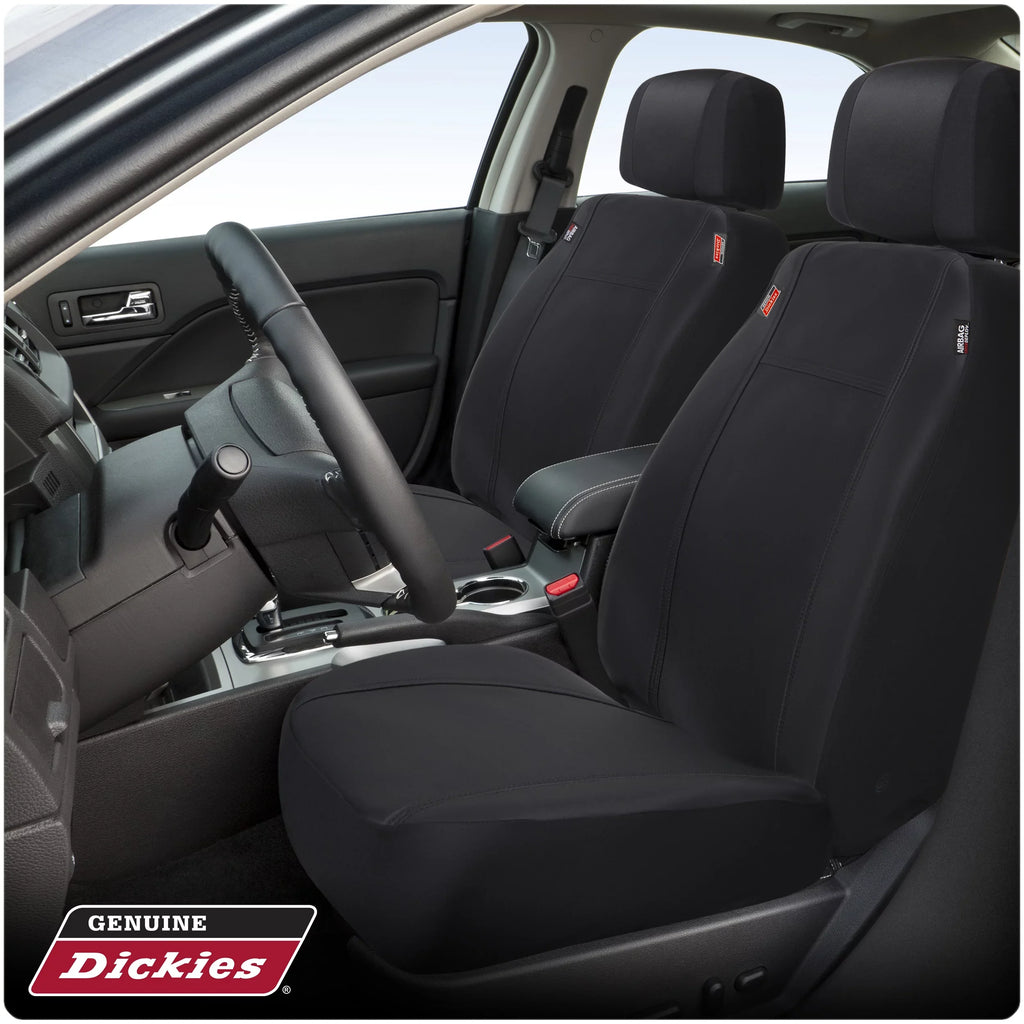 Protect Front Pets, Covers, Black from Car, Dickies Seat 2-Piece Fit Puncture-Resistant SUV Universal Truck,