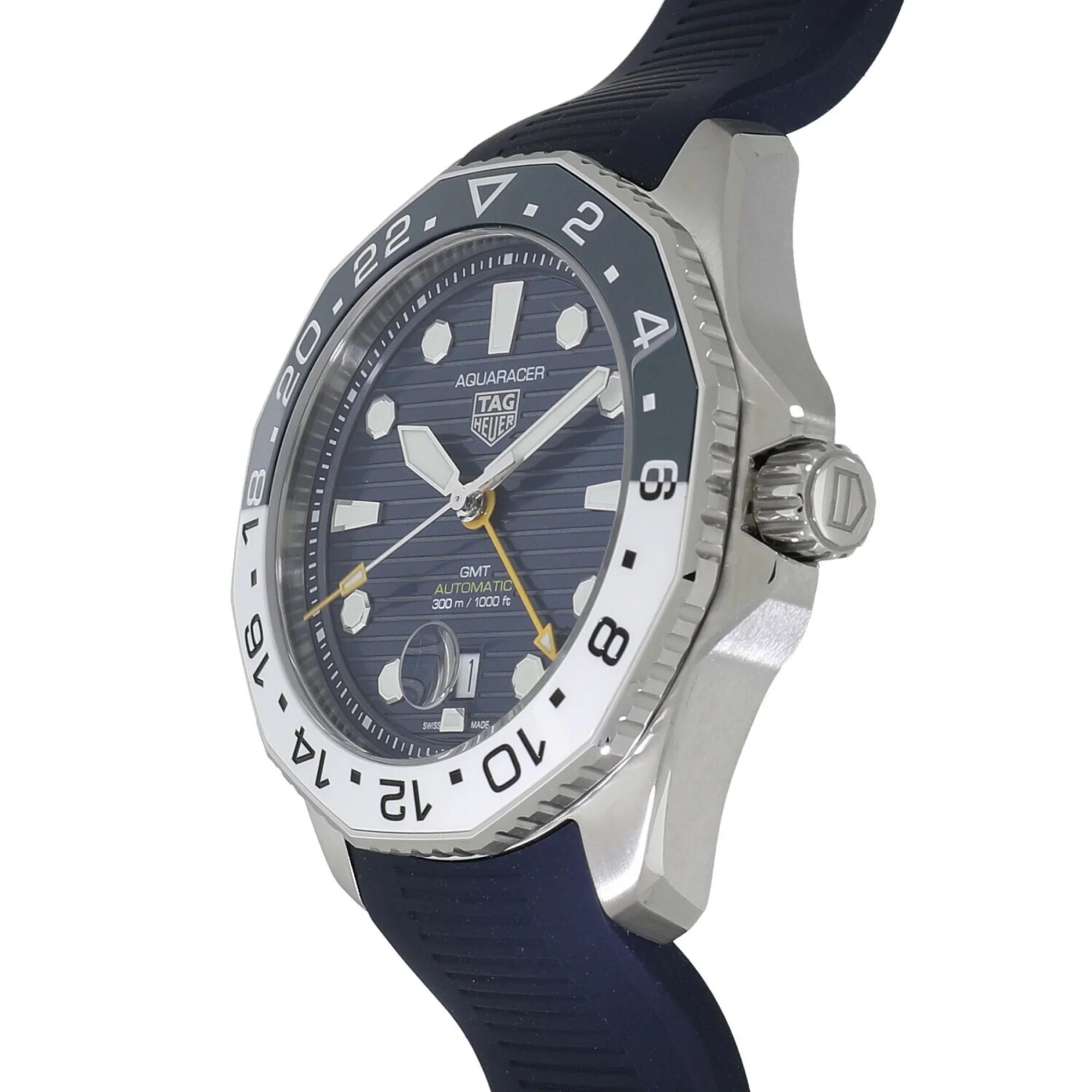GMT (New) Watch Blue Heuer Pre-Owned Men's Caliber 300 WBP2010.FT6198 Professional Aquar 7 Tag