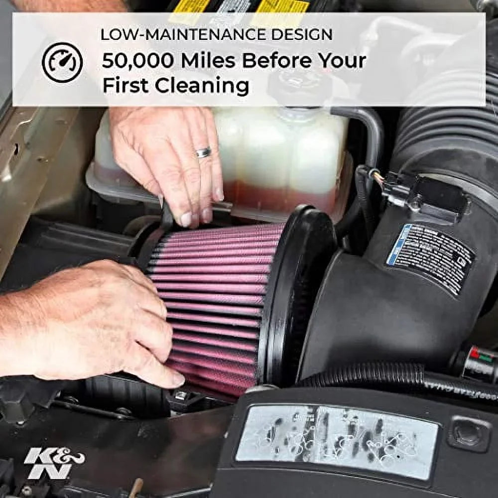Filter: Performance, (Ram Replacement 2003-2009 3500) Filter: Ram 2500, Premium, Washable, DODGE High Air K&N E-0776 Engine