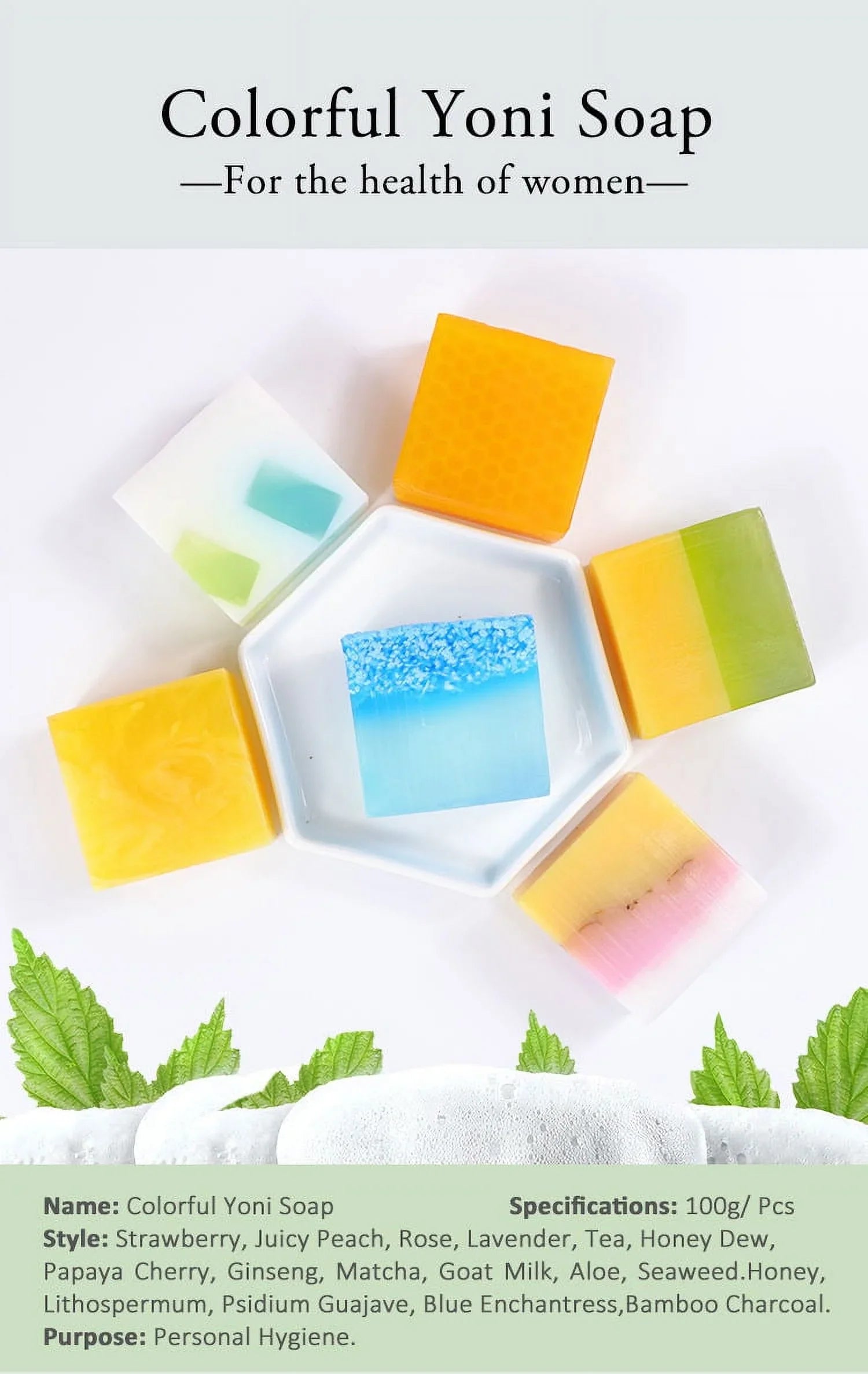 Papaya Soap Bulk Cherry - - -10Pcs Natural