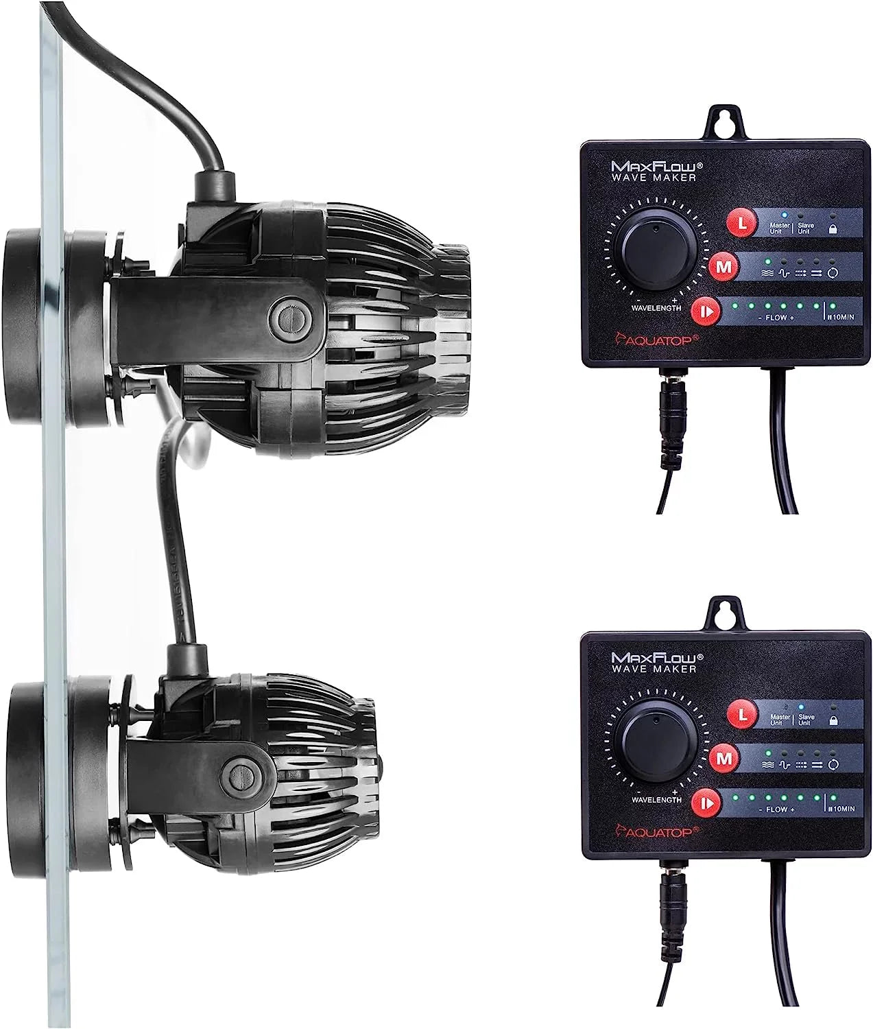 Safe 2,113 Wavemaker Maxflow Or For Controller, Pump 55-125 GPH Connect Gallon Aquariums, MWV-2000 Wirelessly & More Pump, water – DC 2 Salt Fits Units, Aquarium With Tanks,