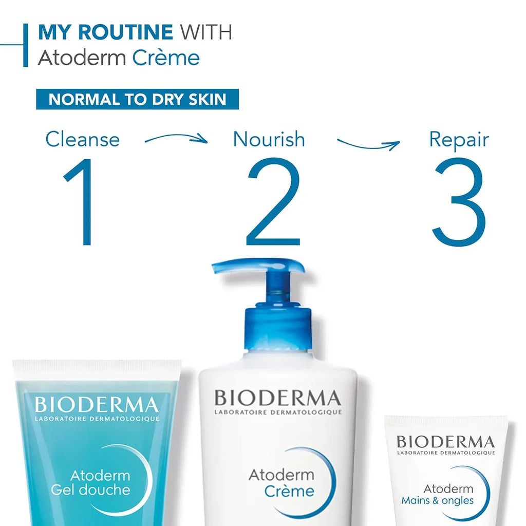 Atoderm Moisturizer 200ml Bioderma For Sensitive To Creme Dry - Normal Ultra-Nourishing Skin,