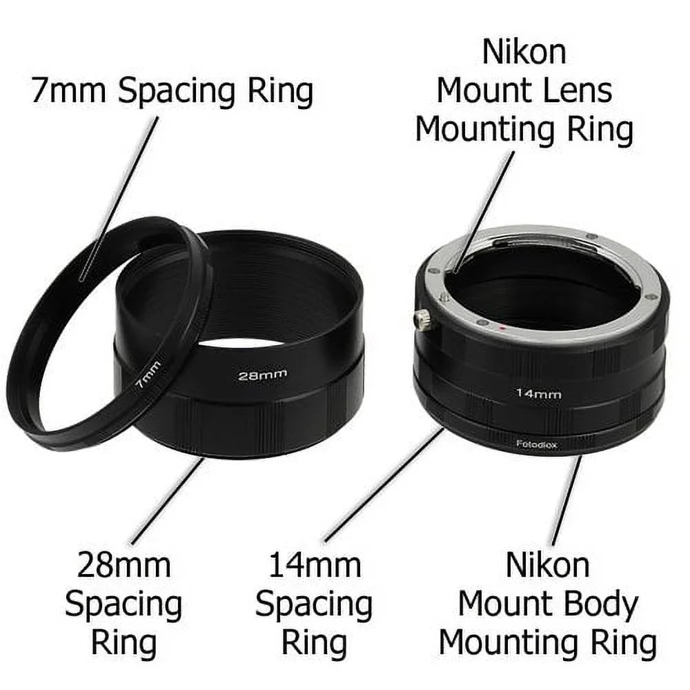 48a Macro Ring D1X, D2Hs, D2X, Nikon D3X, Fotodiox with Extreme fits for D1, D800, D3, D40 D200, Photography, D100, LED D800E, D700, D2H, Light D300, D300S, Macro D2Xs, Kit D3s, D1H, D4, Extension Pro