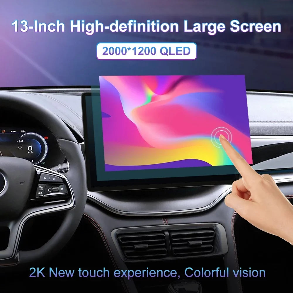 Stereo 13.3" in GMC Car 12 Android Chevy Tahoe Chevrolet CarPlay Radio for Auto with 2007-2012 Yukon Built Suburban Android