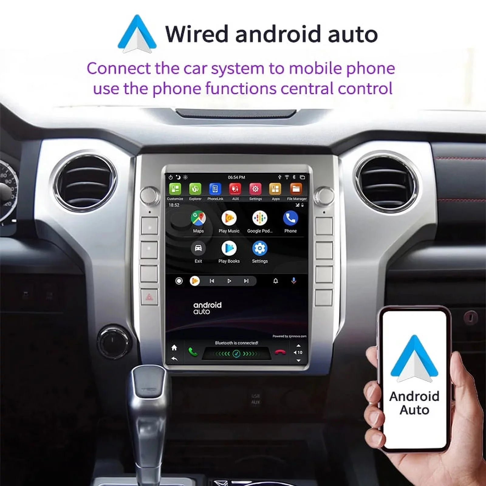 4GB+64GB Head , Auto Toyota For Carplay Car Tundra , Android Player Built-in Inch 2014-2020 12.1 Multimedia Stereo Radio Android Car Unit