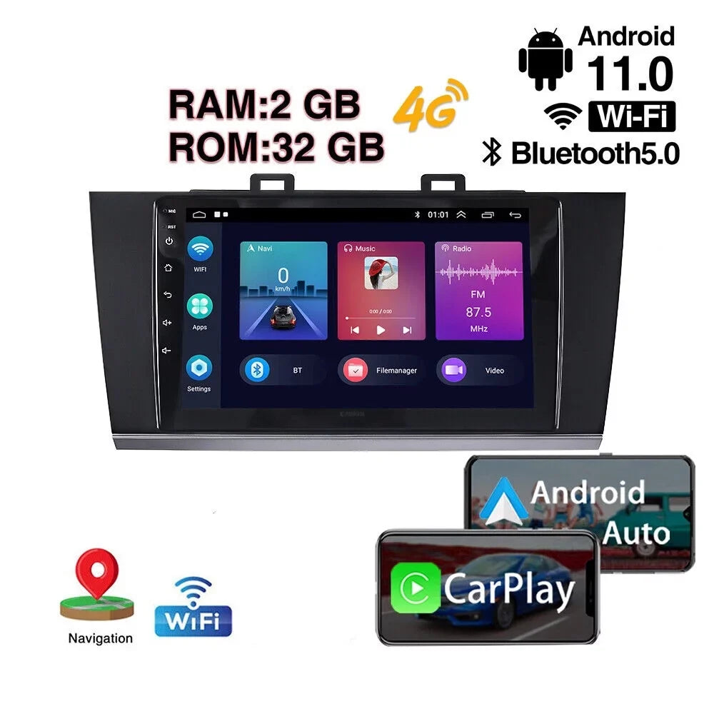 Your Outback Optimize Daily Touchscreen Android Audio GPS with Subaru Commutes Legacy Carplay High-Quality 9IN Upgrade Streaming