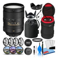 Cap VR Nikon + Padded Lens Lens FL Lens Macro Case Intl with + f/3.5-5.6G UV, Kit + CPL, Keeper Hood Tulip + ED NIKKOR Filter + Filters Cleaning Lens (2191) AF-S 28-300mm Kit