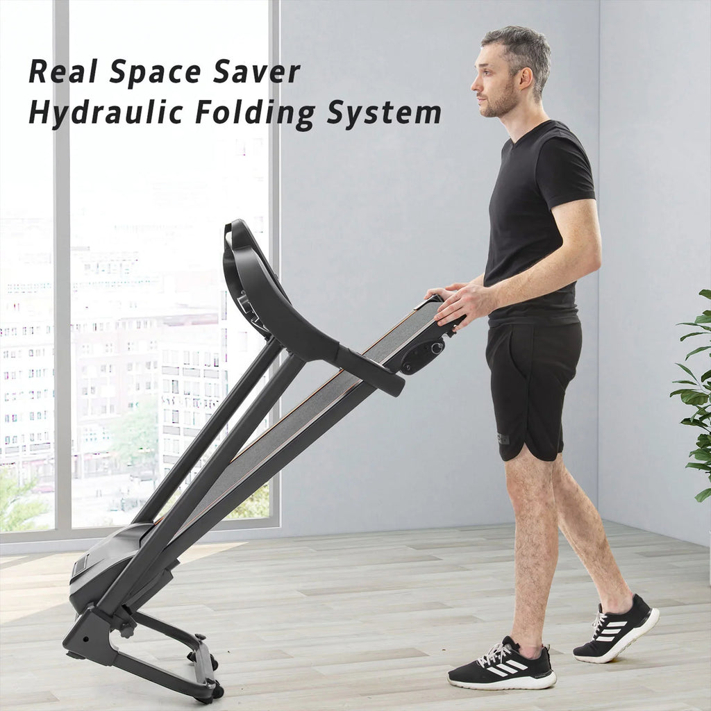 Running Motorized Folding Packed Easy and Treadmill Machine Jogging Compact A