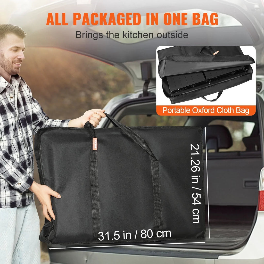 experiences Kitchen Enhance convenience - Camping outdoor with and Sink with - 13.7 durability! Portable Table
