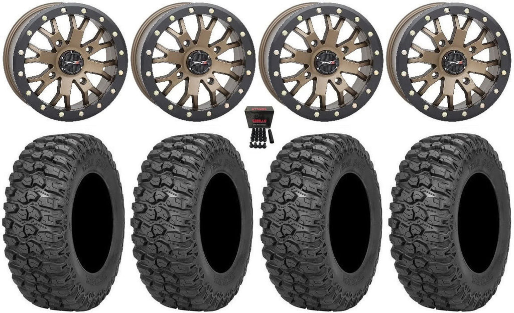 Defender Maverick Saw System 15" SB-4 Commander Renegade Bronze 32" Can-Am 3 Trail Tires Outlander (4+3) Wheels 2.0