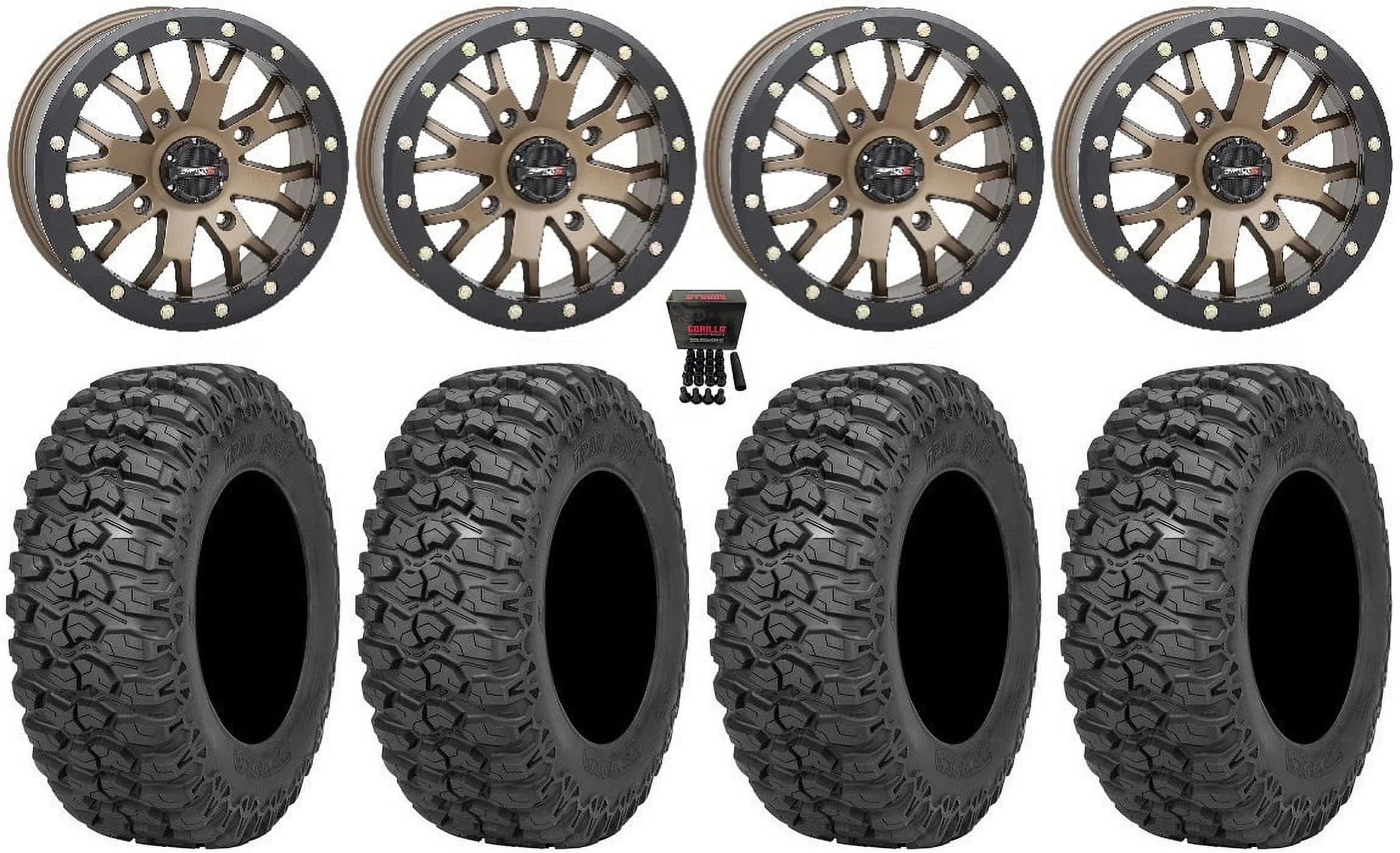 Defender Maverick Saw System 15" SB-4 Commander Renegade Bronze 32" Can-Am 3 Trail Tires Outlander (4+3) Wheels 2.0