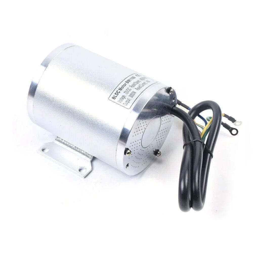 E-bike Brushless Controller 3000W BLDC 60A for Motor W/ Scooter Kit Electric 72V