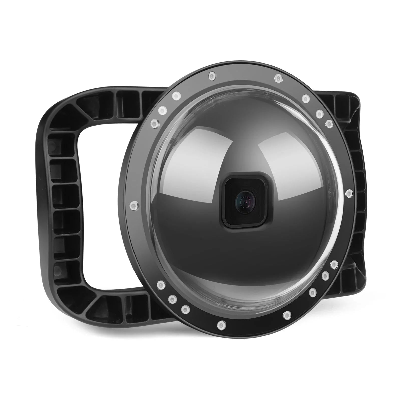 Handle Port Hero Black Dual 180° SHOOT Wide Angle Hero 10 for Dome XTGP559 - Case Waterproof, 9 45m