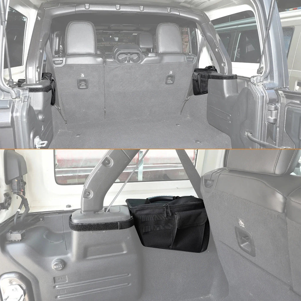 4 Interior Stowing Organizer Side 2007-2024 2024 Car Doors Tidying Tray JK JL Jeep for Accessories Bag Tool