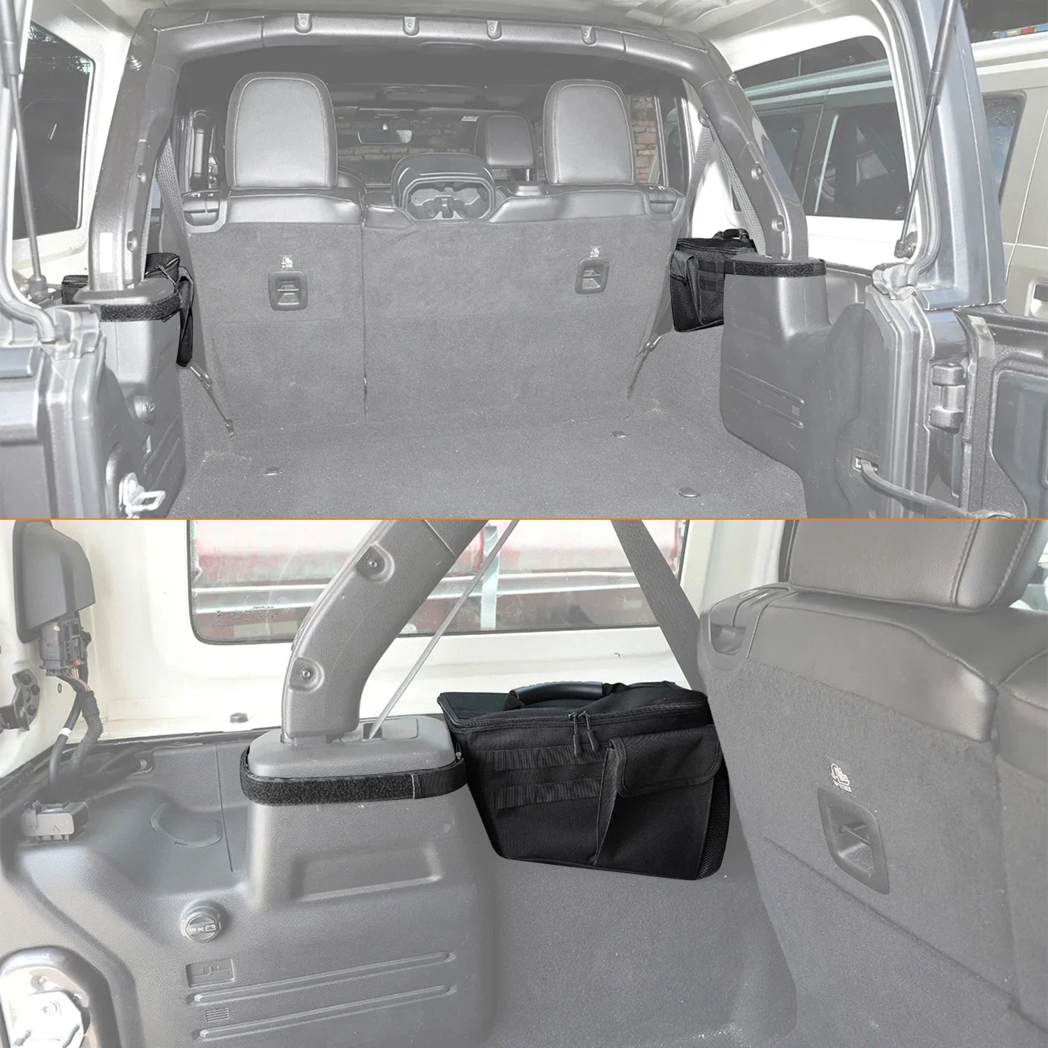 4 Interior Stowing Organizer Side 2007-2024 2024 Car Doors Tidying Tray JK JL Jeep for Accessories Bag Tool