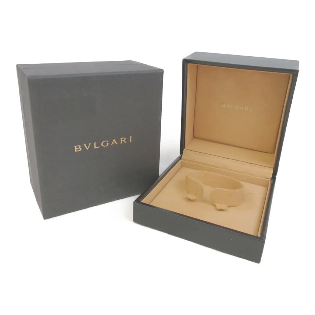 2T (Good) Quartz BVLGARI Watch Gold SQ22 Pre-Owned 18K Polished BF552142 Quadrato Ladies Steel