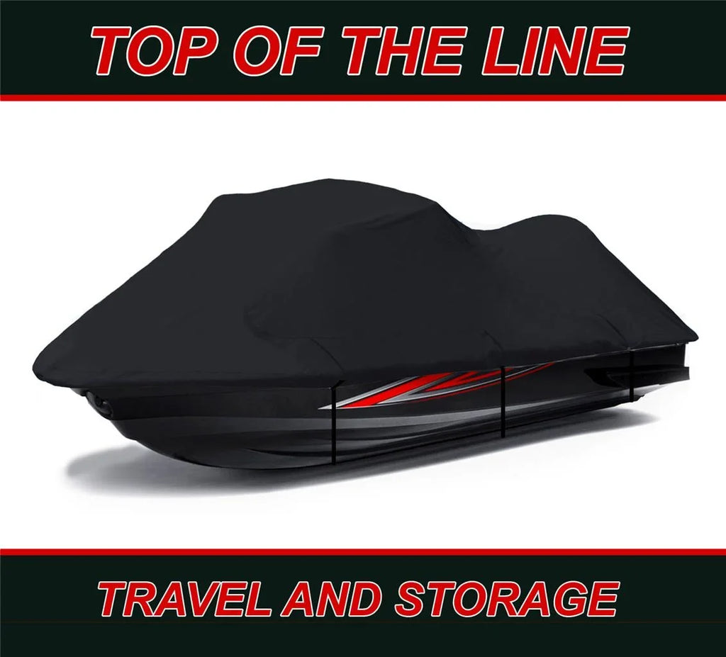 JET Ultra 2007-2021 for BLACK / PWC Compatible 2022 SKI LX Cover 600D Kawasaki JT1500C8F