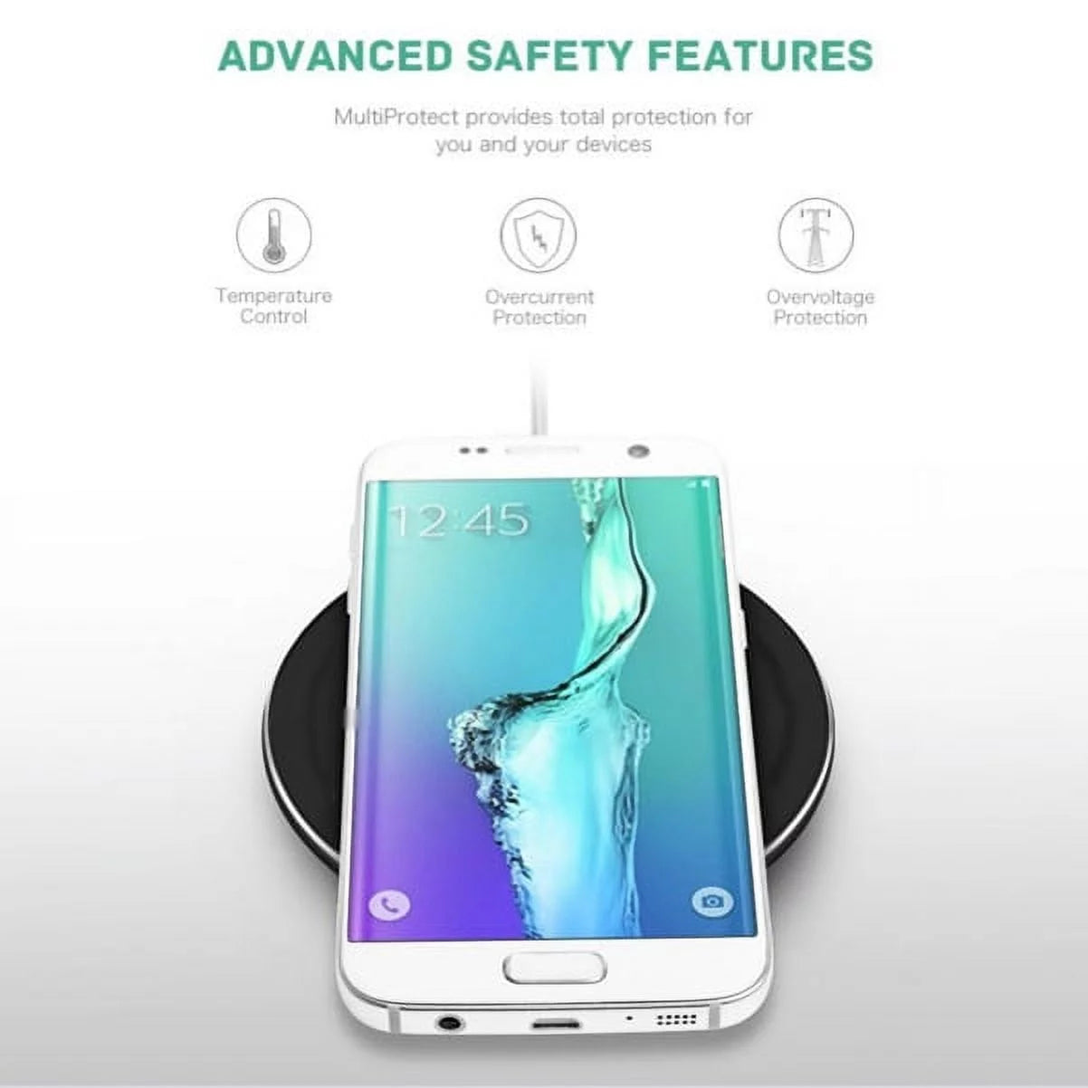 Phone Home K3K Razer Charging Ultra Wireless 10W Wall 2 S8 Edge+ Nokia - S8+ S6 AC Slim 1020  Charger USB S9+ Galaxy w Compact Lumia S9, Edge - Fast S7 Pad Charger 18W for Fast Adaptive