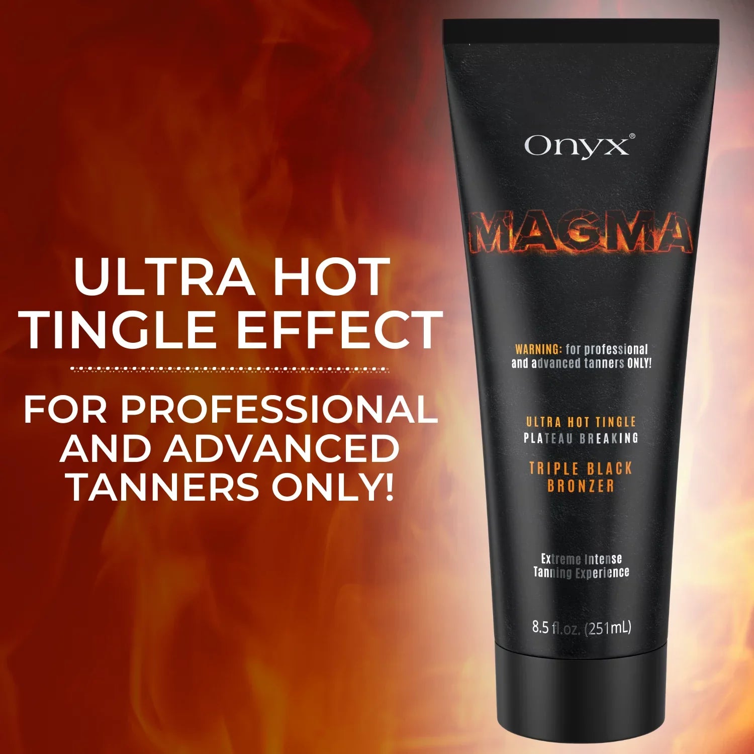Tanners Hot Advanced Black Ultra Only Triple Magma Bronzer Onyx for