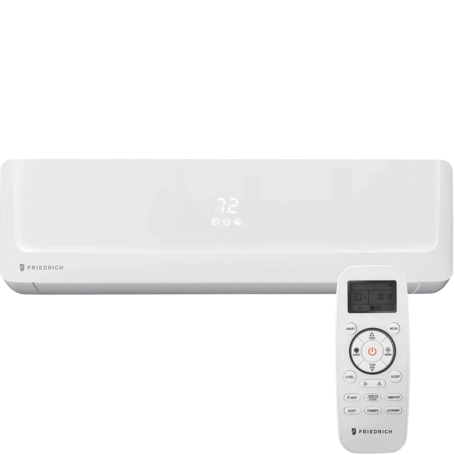 with Conditioner 24000 and BTU Friedrich Air Floating Indoor Tri-Zone 9000 with Air Mini BTU Heat Air Floating Pro Split Air Bundle Conditioner Heating Pump Pro