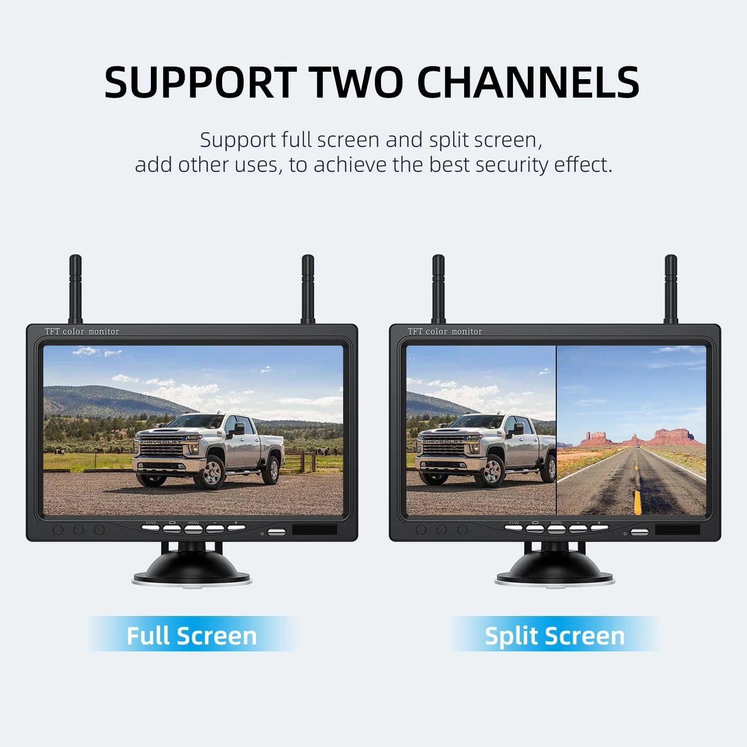 IR IP69 for Backup Inch Camera RV/Trailer/Truck/Van Vision Wireless 7 eRapta HD AWT7 Waterproof 1080P Monitor Night