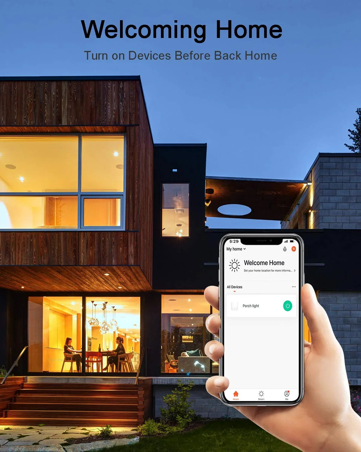Wireless IFTTT, Switch 1969ft Google Smart Light Outdoor Thinkbee 164ft Required, Lamp with Hub LED Switch and No Compatible Control, Assistant Remote Light Indoor Alexa, Ceiling kit, WiFi - 2.4Ghz