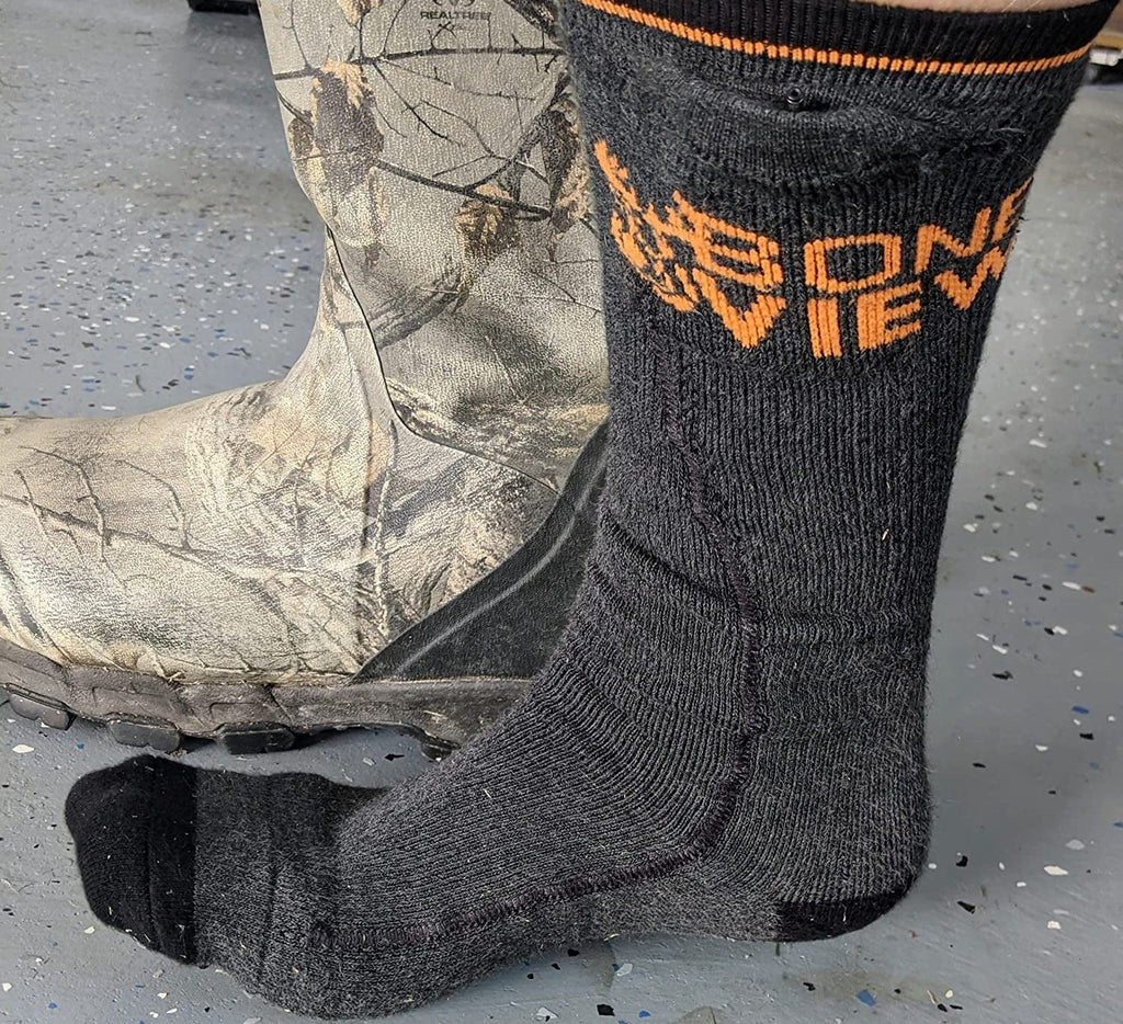 Rechargeable Skiing, Lithium Toe Inside Hunting, Boots, Powered - Snowmobiling Fishing, Fit Fit Warmer, Women Heated Winter Hiking, BoneView Socks Men or Battery Universal HotSocks Electric