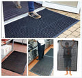 Non-Slip Non-Slip Drainage Large Industrial Rubber Mat 60*90cm Multi-Functional Anti-Fatigue Kitchen Hexagonal Duty Mat Black Bar Heavy