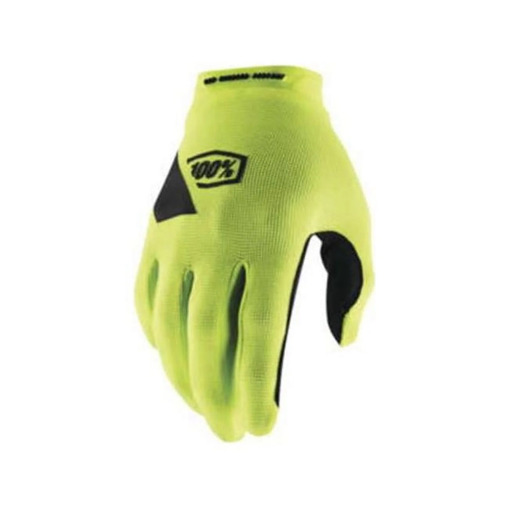 Fluo Yellow Glove, - Mens 100 Large Extra Percent Ridecamp