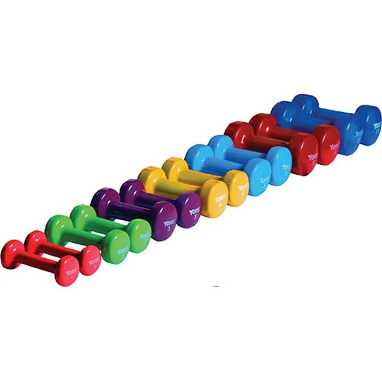 Vinyl Barbell York Fitbell, Blue lbs 15009 10 -