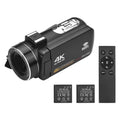 Digital Face Inch WiFi Supports IPS Camcorder Touchscreen Control Detection with Night Video 2pcs 18X 56MP + Bag + -shake IR DV Andoer Batteries Zoom Digital 3.0 Recorder Carry Remote 4K Vision