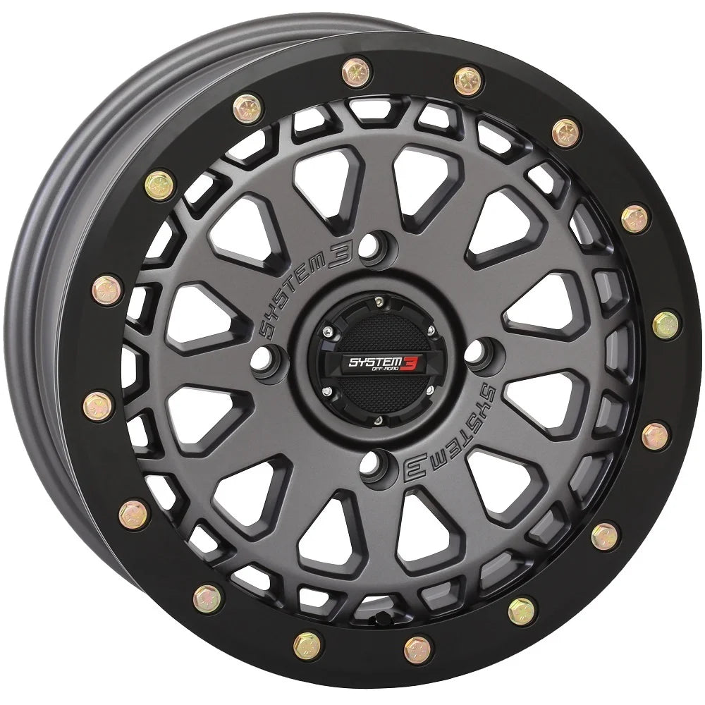 Renegade Outlander System 2.0 3 15" Maverick Saw Commander Tires Trail 32" (4+3) Gunmetal Can-Am Defender Wheels SB-6