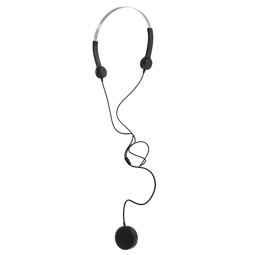 Headphones AUX Wired Conduction Headsets Pick-up IN Black Sound Bone
