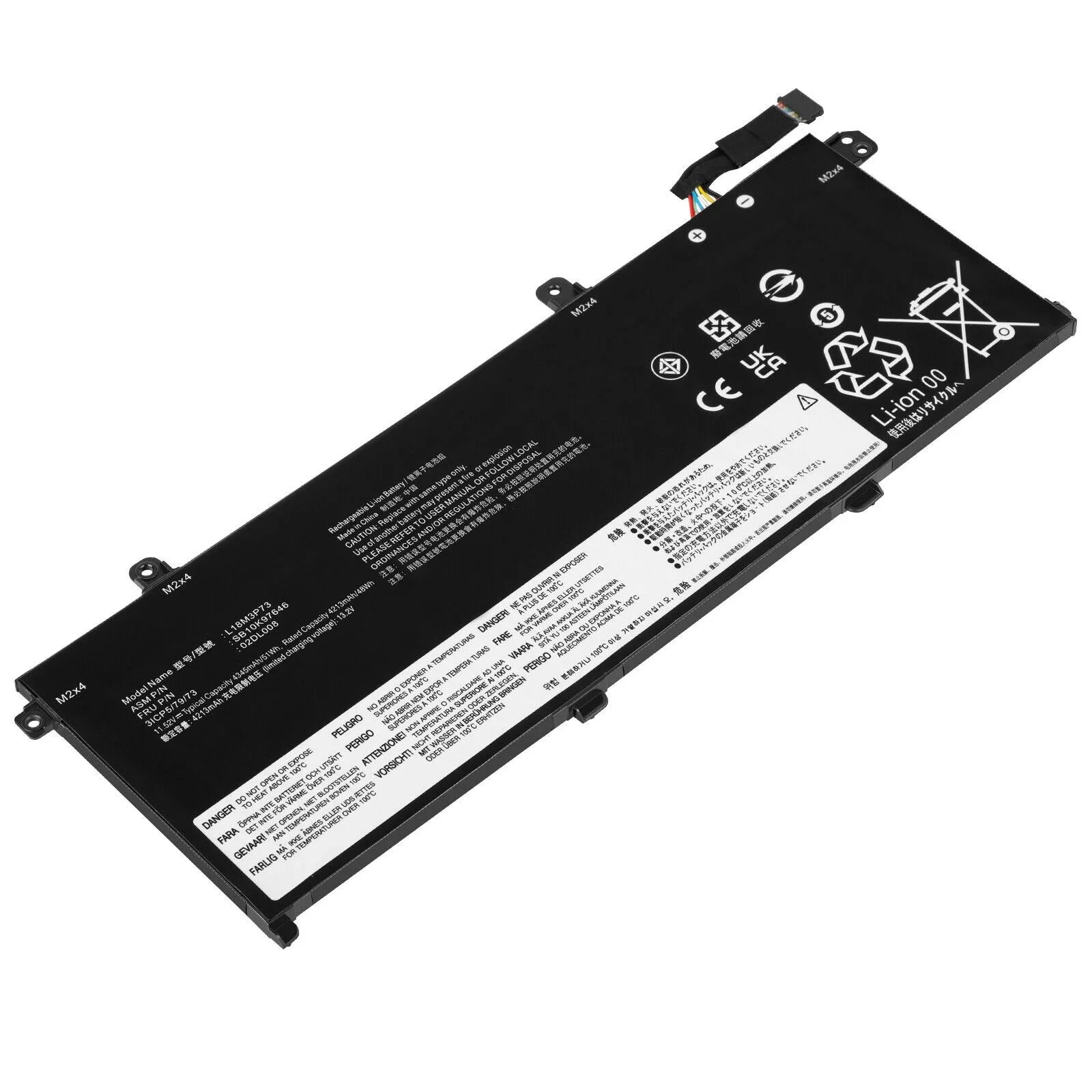 1st Battery T490 P43S T14 L18C3P72  P14s T495 ThinkPad Gen for