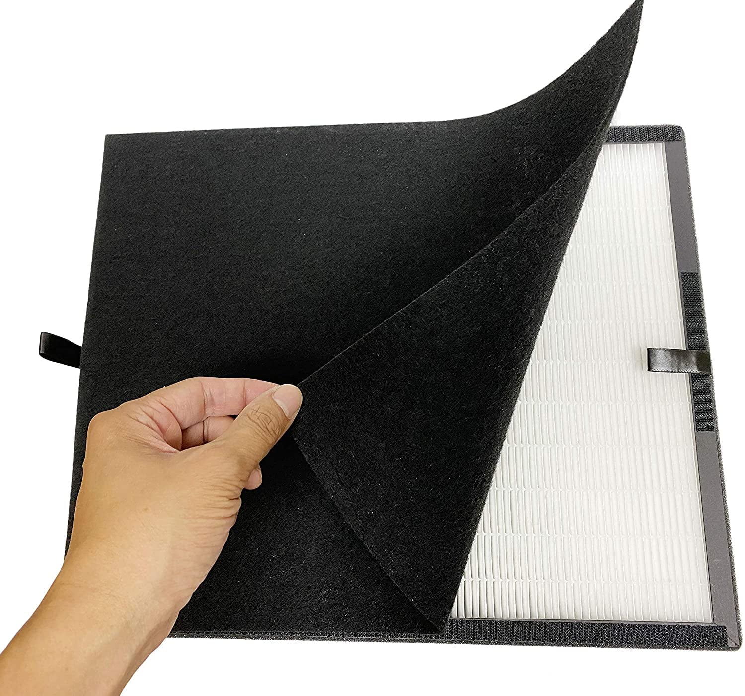 Nispira to Charcoal Air Filter Part BF25A. 4 Purifier. Packs True Compatible Set Replacement A375 HEPA Compared Activated A350 with