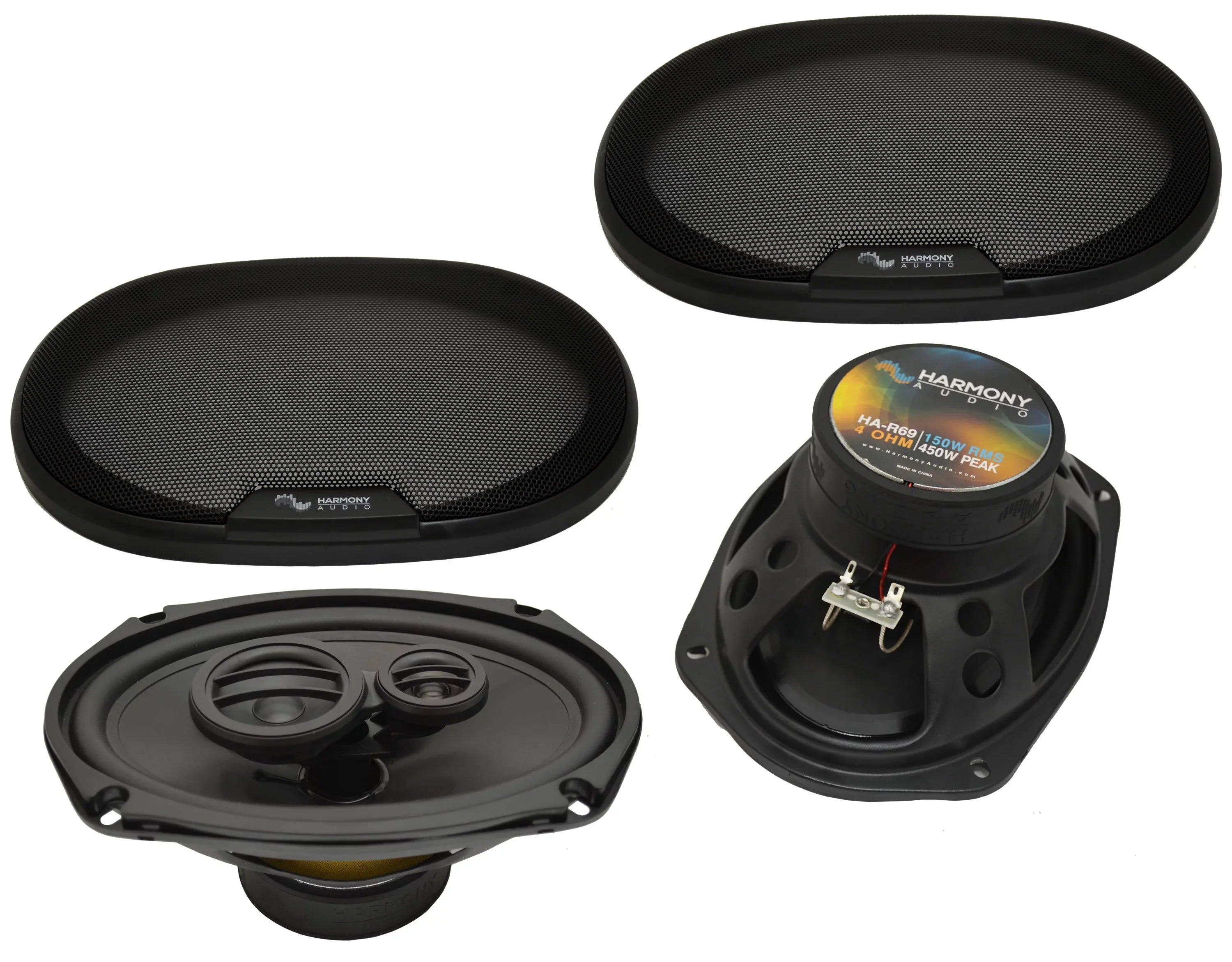 Fits HA-R69 Speakers Harmony S70 Deck Replacement 1998-2000 Speaker Volvo Rear