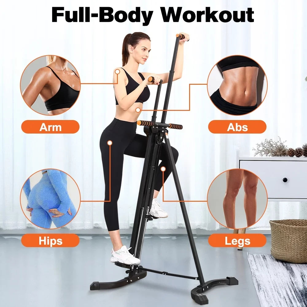 5 Climber Levels Display with Gym Exercise Sports Machine LCD Relife Home for Vertical Adjustable