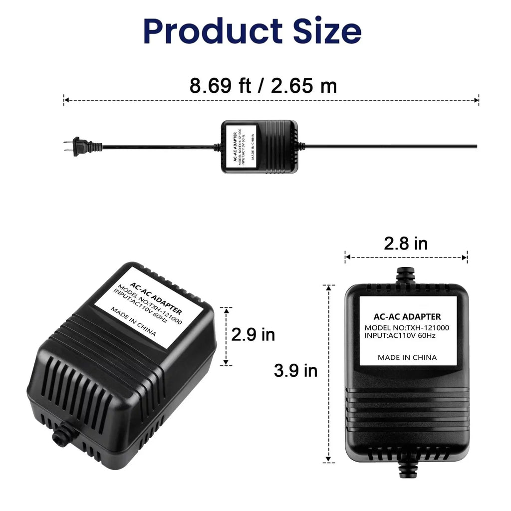 Power AC Wall Gameboy Advance Clock Supply compatible to Neon CJP-Geek Adapter for AC Nintendo SP
