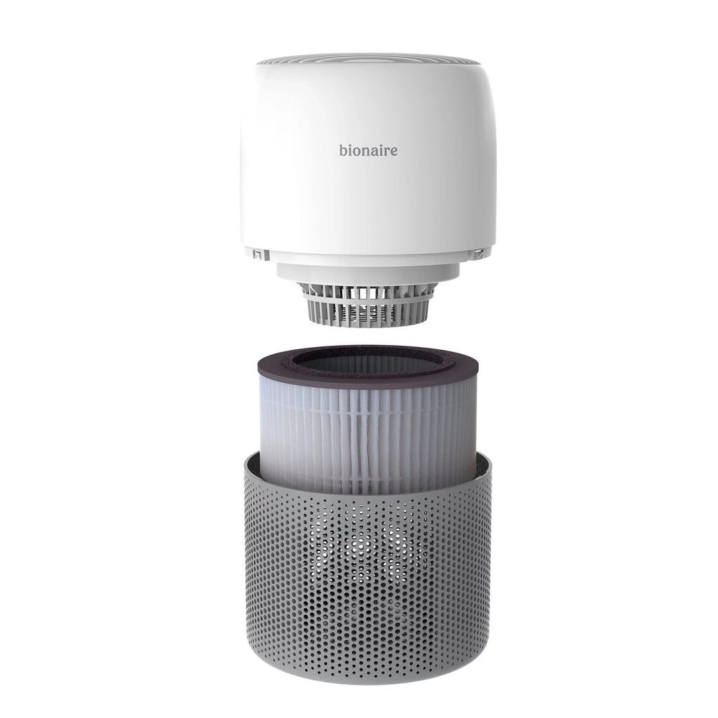 99.7% HEPA Mini Count Removes of 1 White, Allergens, Bionaire True Air Tower Purifier,